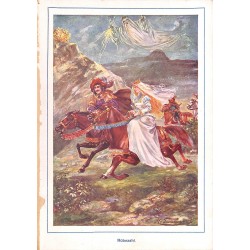 0157	 Rübezahl saga prince	 vintage german print 1904 size 6.3" x 8.98" / 16 cm x 22,8 cm - 100% authentic	