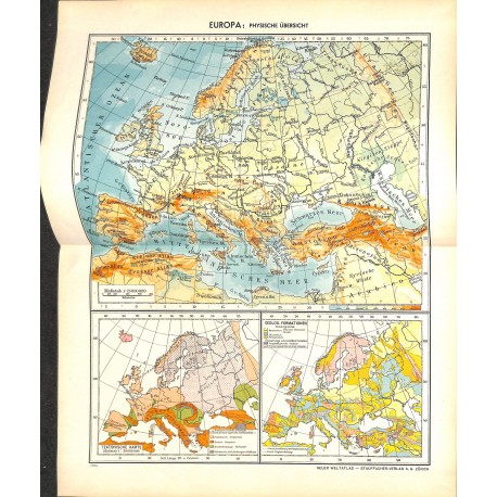 1709	 map/print	-	EUROPE	 printed: 1954