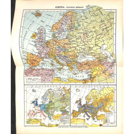 1710	 map/print	-	EUROPE	 printed: 1954