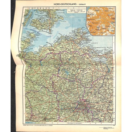 1720	 map/print	-	GERMANY WEST	 printed: 1954