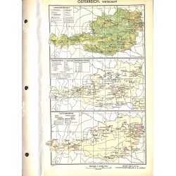 1725	 map/print	-	AUSTRIA ECONOMY	 printed: 1954