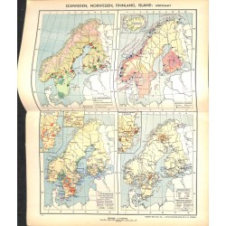 1743	 map/print	-	SWEDEN NORWAY FINLAND ISLAND	 printed: 1954