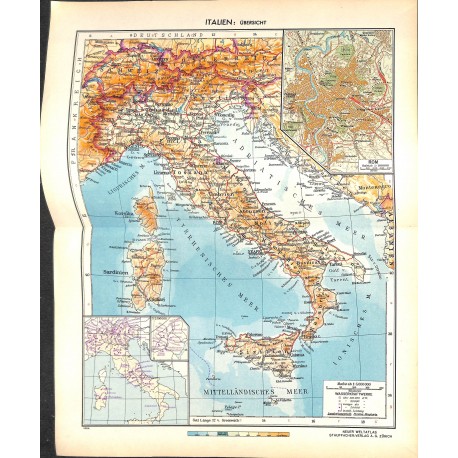 1748	 map/print	-	ITALY SICILY 	 printed: 1954