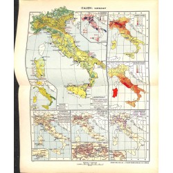 1749	 map/print	-	ITALY ECONOMY	 printed: 1954