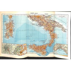 1751	 map/print	-	ITALY SOUTH SICILY	 printed: 1954