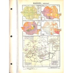 1758	 map/print	-	ROMANIA ECONOMY	 printed: 1954