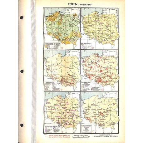 1760	 map/print	-	POLAND ECONOMY	 printed: 1954