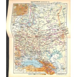 1761	 map/print	-	RUSSIA SOVIET UNION EUROPE	 printed: 1954