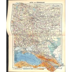 1764	 map/print	-	RUSSIA SOVIET UNION CENTRAL SOUTH	 printed: 1954