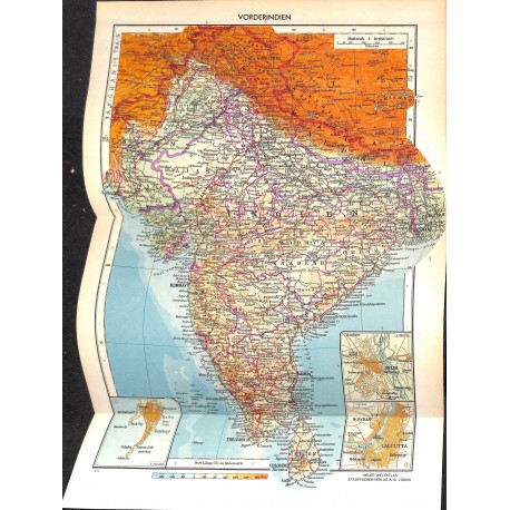 1774	 map/print	-	INDIA KASHMIR	 printed: 1954