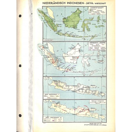 1784	 map/print	-	NETHERLAND INDONESIA	 printed: 1954