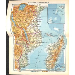 1796	 map/print	-	SOUTH AFRICA MADAGSCAR	 printed: 1954