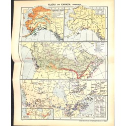 1802	 map/print	-	ALASKA CANADA ECONOMY	 printed: 1954