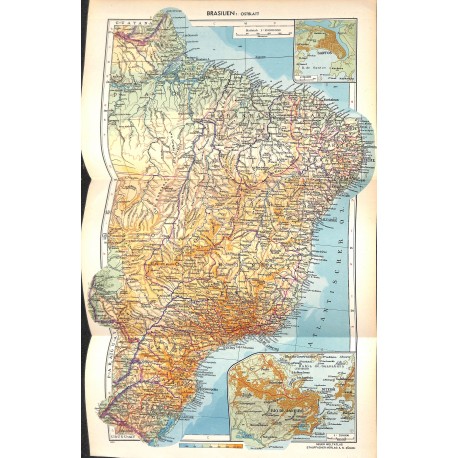 1823	 map/print	-	BRASIL EAST	 printed: 1954