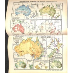 1829	 map/print	-	AUSTRALIA OCEANIA CLIMATE ECONOMY	 printed: 1954