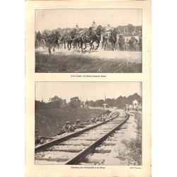 1912	 WWI print 1914/18-	german infrantry/ cavalry photos	,size:	23,5 x 32,5 cm	-	this print comes from the austrian book "Die g