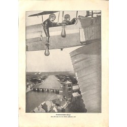 1919	 WWI print 1914/18-	Airplanes bombs	,size:	23,5 x 32,5 cm	-	this print comes from the austrian book "Die grosse Zeit"		Grea