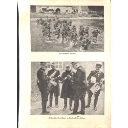 1923	 WWI print 1914/18-	Zuaven french foreign soldiers	,size:	23,5 x 32,5 cm	-	this print comes from the austrian book "Die gro