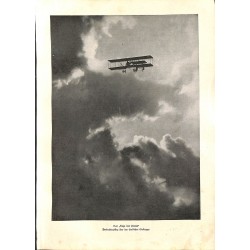 1927	 WWI print 1914/18-	Airplane observation	,size:	23,5 x 32,5 cm	-	this print comes from the austrian book "Die grosse Zeit"	