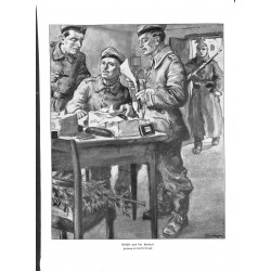 1954	 WWI print 1914/18-	German soldiers drawing by Lutz Ehrenberger	,size:	23,5 x 32,5 cm	-	this print comes from the austrian 