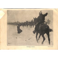 1983	 WWI print 1914/18-	ammunition transport german soldiers drawing by Wennenberg	,size:	23,5 x 32,5 cm	-	this print comes fro