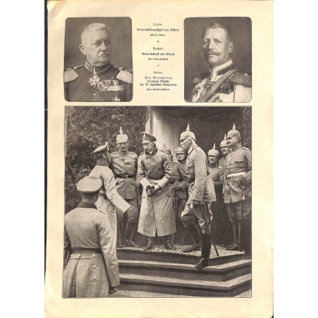 2000	 WWI print 1914/18-	 German Generals	,size:	23,5 x 32,5 cm	-	this print comes from the austrian book "Die grosse Zeit"		Gre