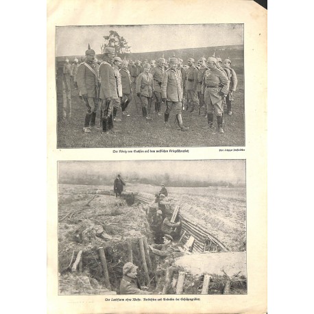 2006	 WWI print 1914/18-	Western Front trench 	,size:	23,5 x 32,5 cm	-	this print comes from the austrian book "Die grosse Zeit"