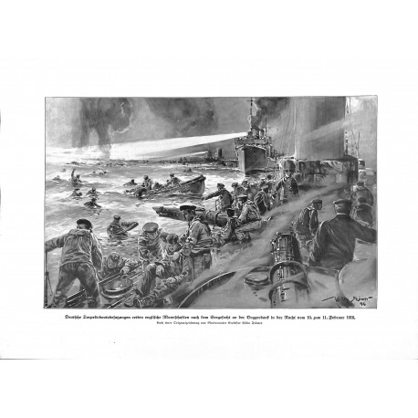 2012	 WWI print 1914/18-	German Torpedo Boat crew & English seamen 1916 drawing by Willy Stöwer	,size:	23,5 x 32,5 cm		,this pri