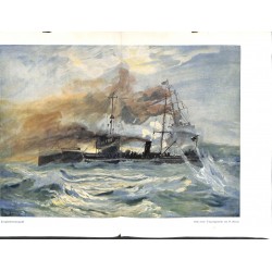 2056	 WWI print 1914/18-	Torpedo boat painiting by Romin	,size:	57 x 32,5 cm		,this print comes from the german book "Illustrier