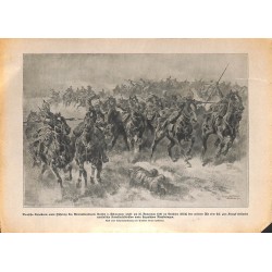 2110	 WWI print 1914/18-	Alt  German Cavalry November 1916	,size:	23,5 x 32,5 cm		,this print comes from the german book "Illust