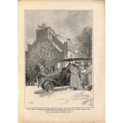 2141	 WWI print 1914/18-	Tilsit Tauroogen destroyed church	,size:	23,5 x 32,5 cm	, printed on normal paper-	,this print comes fr