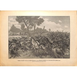 2151	 WWI print 1914/18-	Russian Cavalry Soldau 1914	,size:	47 x 32,5 cm	, printed on normal paper-	,this print comes from the g