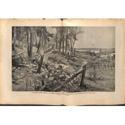 2175	 WWI print 1914/18-	Miadziolsee June 1916 russian trench german attack	,size:	23,5 x 32,5 cm	, printed on normal paper-	,th