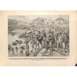 2178	 WWI print 1914/18-	russian tanks german soldiers Tarnopol 	,size:	23,5 x 32,5 cm	, printed on normal paper-	,this print co