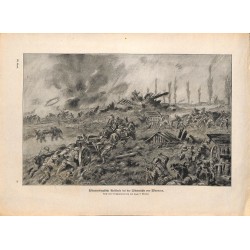 2179	 WWI print 1914/18-	Warneton wind mill artillery	,size:	23,5 x 32,5 cm	, printed on normal paper-	,this print comes from th