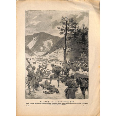 2189	 WWI print 1914/18-	Herzog Duke Joseph batlefield	,size:	23,5 x 32,5 cm	, printed on normal paper-	,this print comes from t