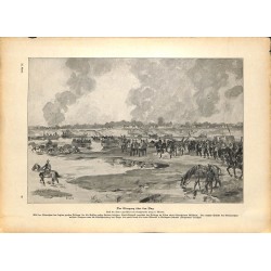 2202	 WWI print 1914/18-	Crossing river Bug german soldiers	,size:	23,5 x 32,5 cm	, printed on normal paper-	,this print comes f