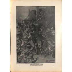 2224	 WWI print 1914/18-	austro-hungarian soldiers night attack fights	,size:	23,5 x 32,5 cm		,this print comes from the german 