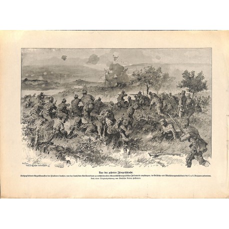 2275	 WWI print 1914/18-	Austro-Hungarian soldiers Isonzo battle	,size:	23,5 x 32,5 cm	, printed on normal paper-	,this print co