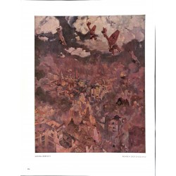 6018	-	WWII Stukas over England (Bomben über Engeland)	by Georf Lebrecht	color painting	