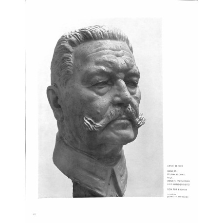 6038	-	WWI General Feldmarschall Paul von Hindenburg	by Arno Breker	bust	