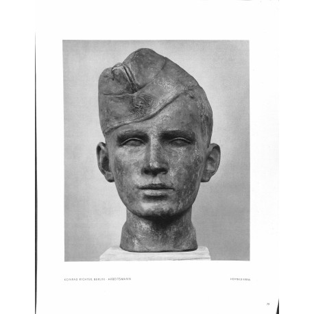 6050	-	WWII Arbeitsmann RAD	by Konrad Richter	bust	