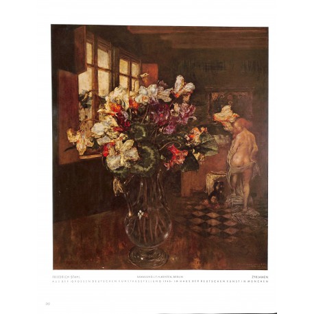 6079	-	flowers "Zyklamen"	by Friedrich Stahl	color painting	