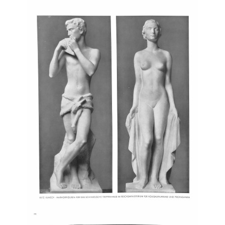 6094	-	naked boy and girl for the stair run in Reichsminiterium für Volksaufklärung	by Fritz Klimsch	sculptures	