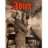 0635	 DER ADLER	 -No.	6	-1943	 vintage German Luftwaffe Magazine Air Force WW2 WWII 