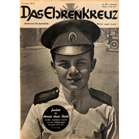 6615	 No. 	29-1936	 DAS EHRENKREUZ - Illustrierte für Volk und Wehr - 	 