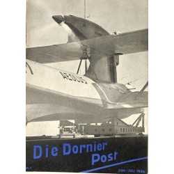 8505	 DIE DORNIER-POST	 No. 	 5-1936 Juni/Juli		