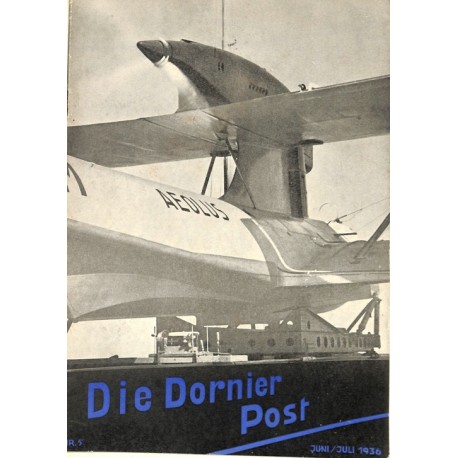 8505	 DIE DORNIER-POST	 No. 	 5-1936 Juni/Juli		