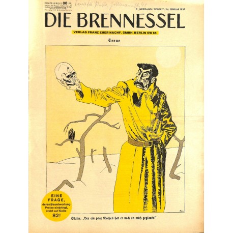 8457	 DIE BRENNESSEL	 No. 	 7-1937 16.Februar	