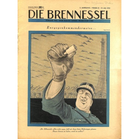 8458	 DIE BRENNESSEL	 No. 	 22-1933 31.Mai